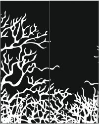 Пескоструйный рисунок Дерево 154